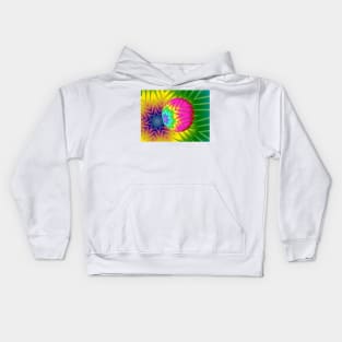 Glitter Ball Fractal Kids Hoodie